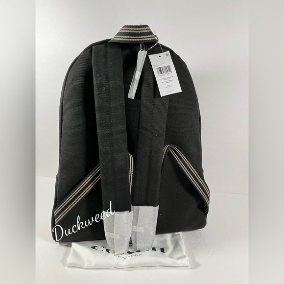 COACH Cargo Canvas Backpack ~NWT~ CAM76 Black main image 6